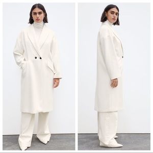 Zara Off-white Coat